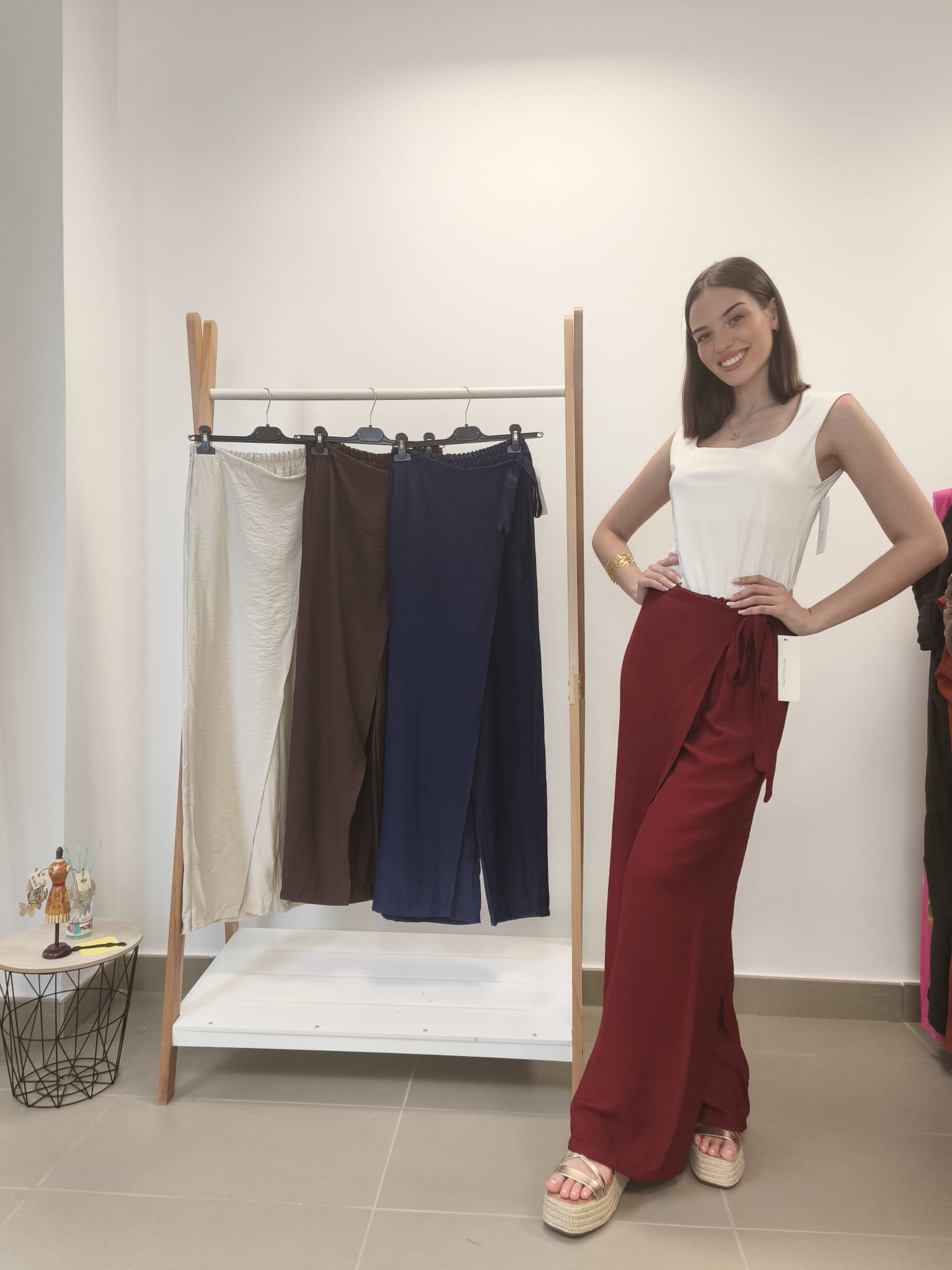 Pantalones desiguales