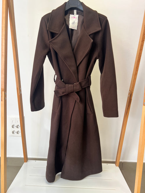 Abrigo Midi de Paño con Forro – Colección Premium