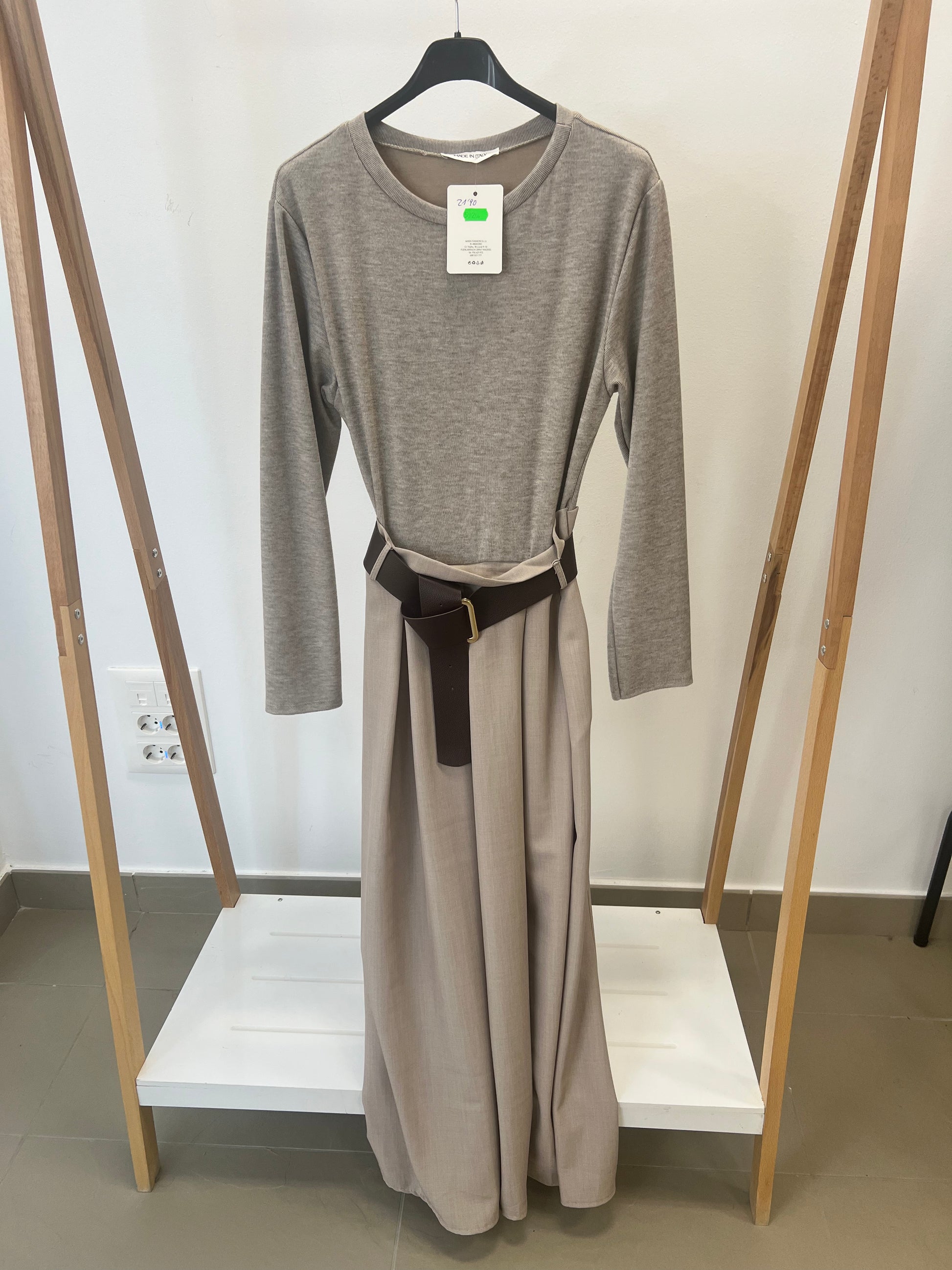 Conjunto Punto & Palazzo con Cinturón – Edición Elegance