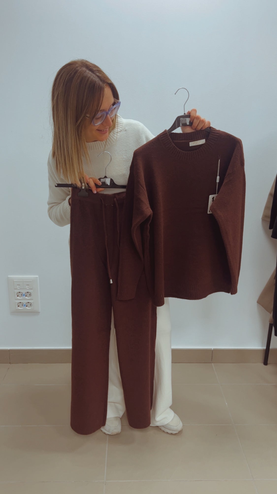 Conjunto de punto suave (2 piezas)