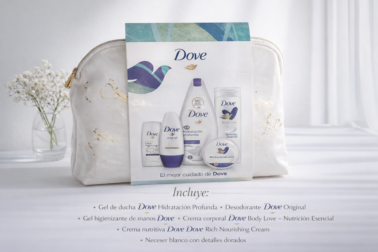 Set de Baño Dove Hidratación